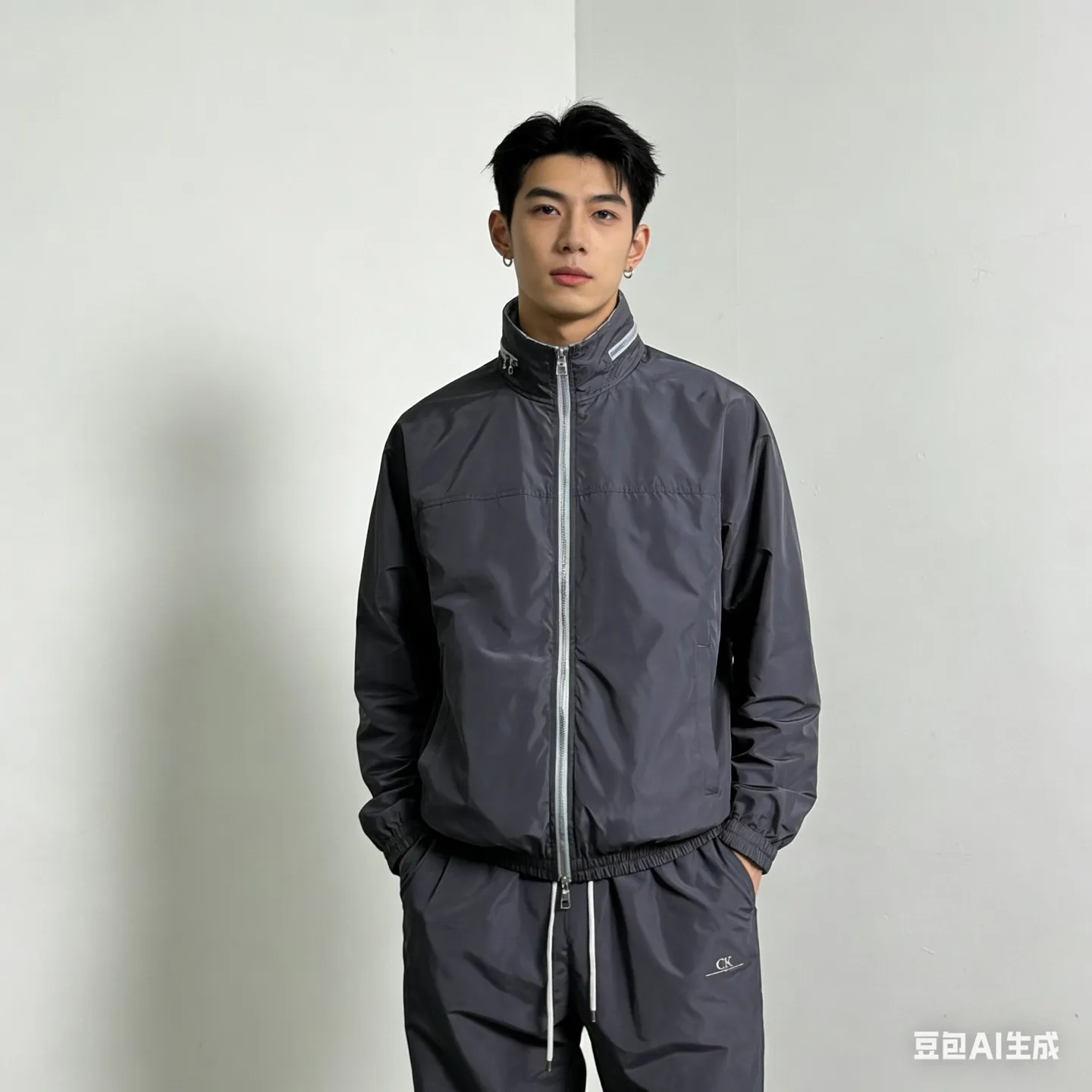 Louis Vuitton/Louis Vuitton 26ss presbyopic double-sided hooded thin coat